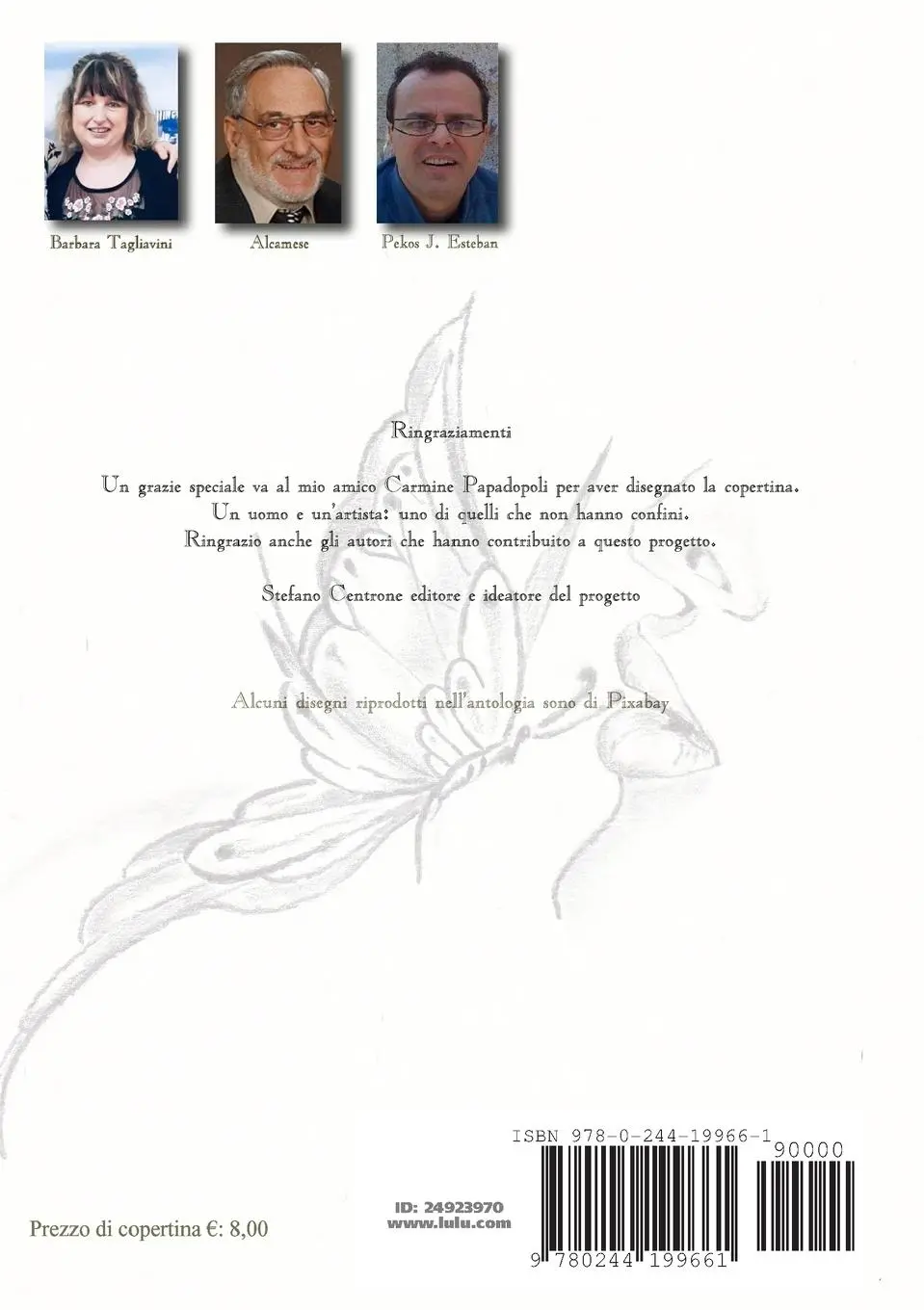 Rückseite: 9780244199661 | Il bacio della farfalla - Antologia poetica | Vito Bologna (u. a.)