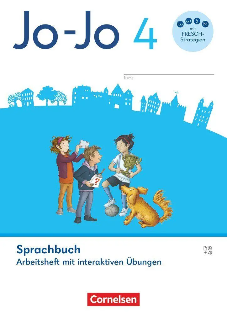 Cover: 9783464819661 | Jo-Jo Sprachbuch 4. Schuljahr - Allgemeine Ausgabe 2024 -...