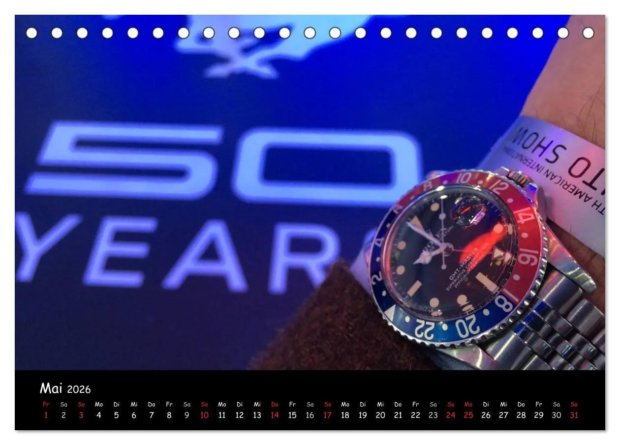 Bild: 9783516219661 | Watch Wristshots Worldwide (Tischkalender 2026 DIN A5 quer),...