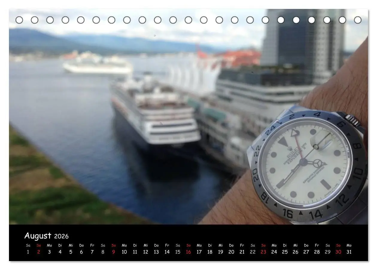 Bild: 9783516219661 | Watch Wristshots Worldwide (Tischkalender 2026 DIN A5 quer),...