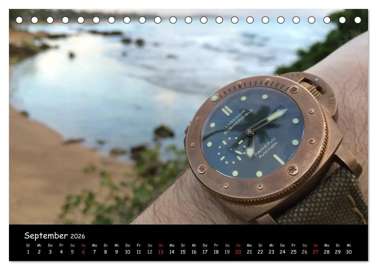 Bild: 9783516219661 | Watch Wristshots Worldwide (Tischkalender 2026 DIN A5 quer),...