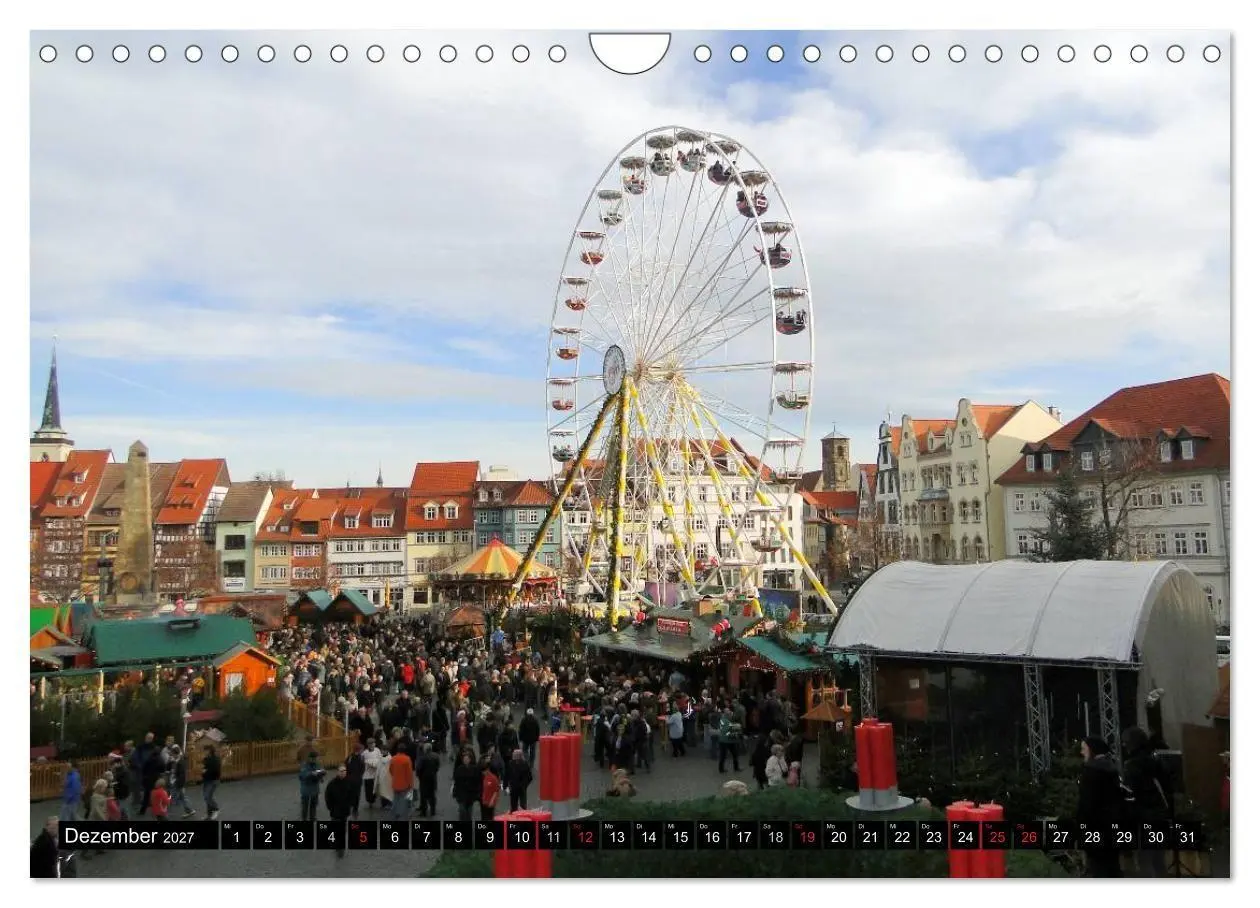 Bild: 9783594129661 | Willkommen in ERFURT (Wandkalender 2027 DIN A4 quer), CALVENDO...