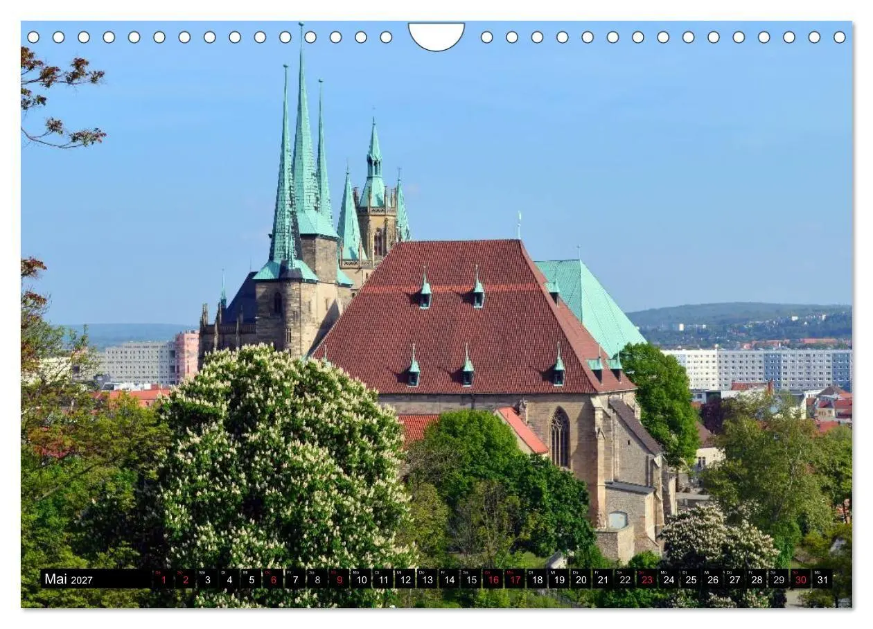 Bild: 9783594129661 | Willkommen in ERFURT (Wandkalender 2027 DIN A4 quer), CALVENDO...