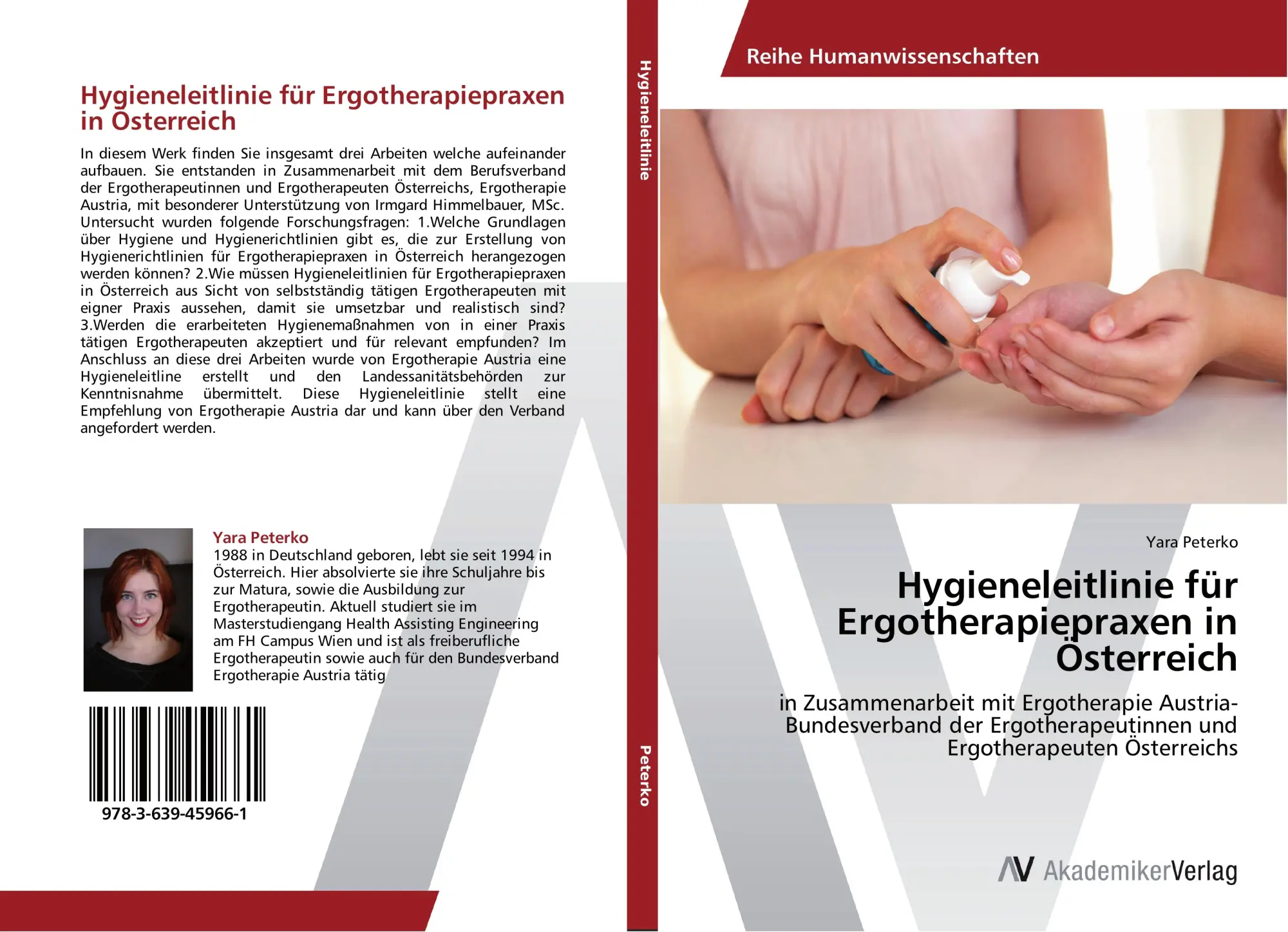 Cover: 9783639459661 | Hygieneleitlinie für Ergotherapiepraxen in Österreich | Yara Peterko