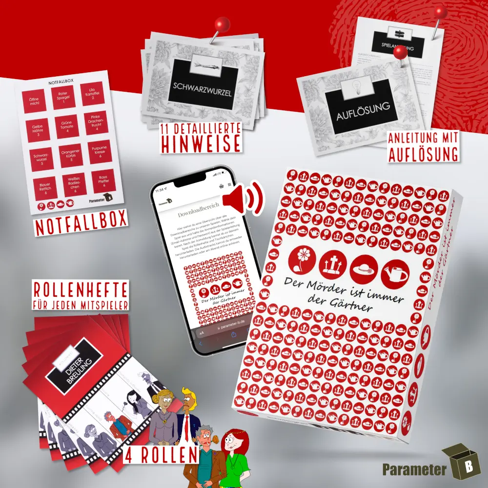 Bild: 683121739761 | Der Mörder ist immer der Gärtner | Lisa Birrenkoven | Spiel | PB001