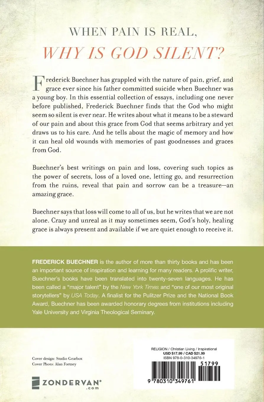 Rückseite: 9780310349761 | Crazy, Holy Grace Softcover | Frederick Buechner | Taschenbuch | 2017