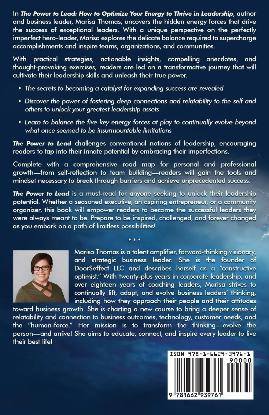 Rückseite: 9781662939761 | The Power to Lead | Marisa Thomas | Taschenbuch | Englisch | 2024