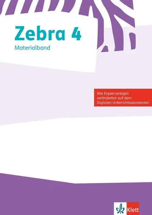 Cover: 9783122709761 | Zebra 4. Materialband zum Verbrauchsmaterial und zur...