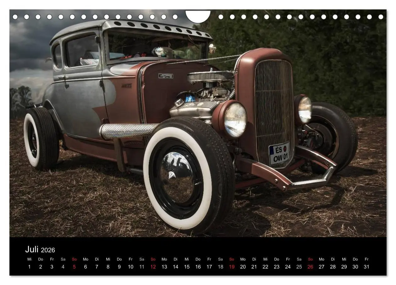 Bild: 9783516069761 | Custom Cars - Autos die begeistern (Wandkalender 2026 DIN A4 quer),...