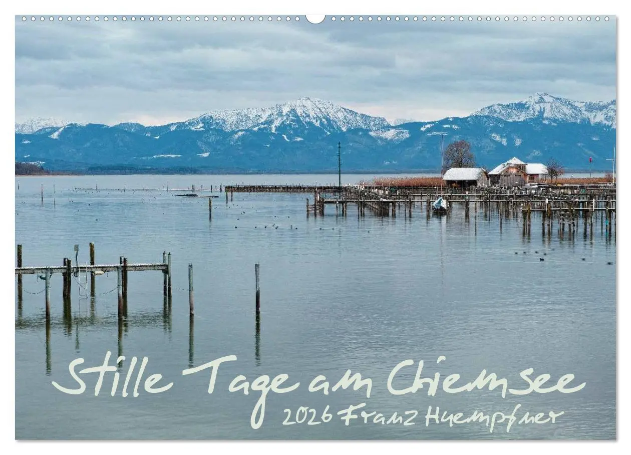 Cover: 9783516139761 | Stille Tage am Chiemsee (Wandkalender 2026 DIN A2 quer), CALVENDO...