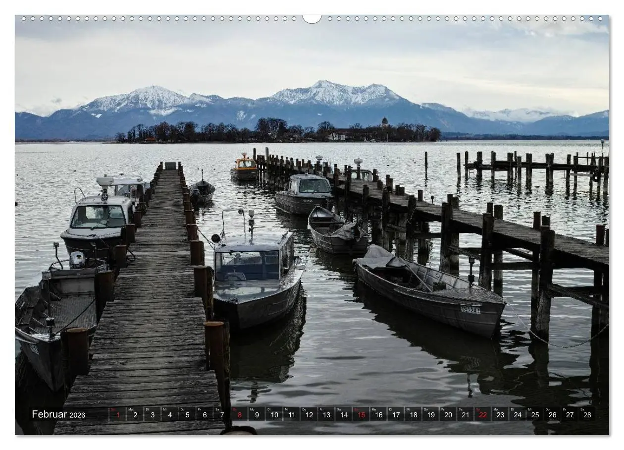 Bild: 9783516139761 | Stille Tage am Chiemsee (Wandkalender 2026 DIN A2 quer), CALVENDO...