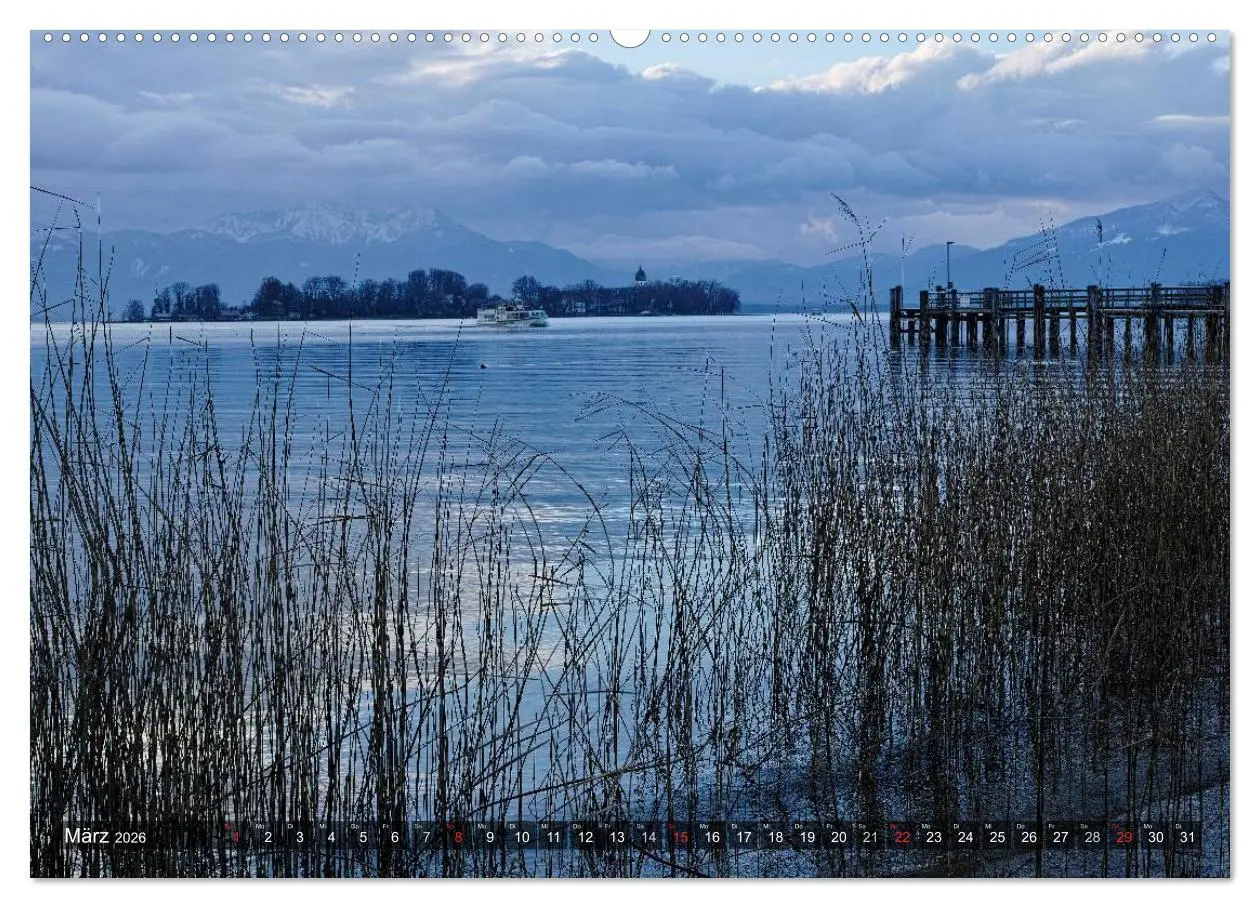 Bild: 9783516139761 | Stille Tage am Chiemsee (Wandkalender 2026 DIN A2 quer), CALVENDO...