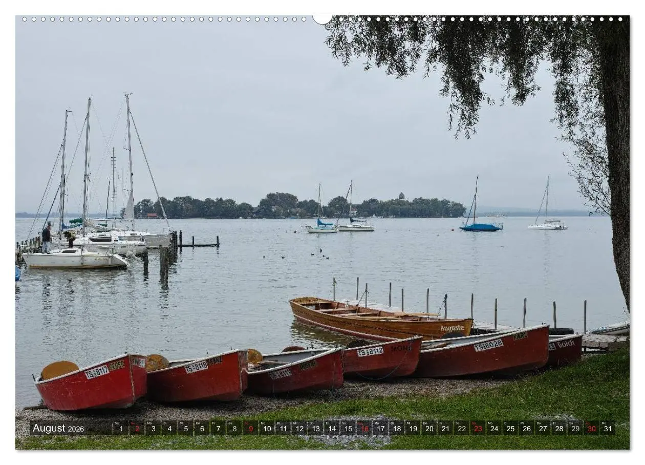 Bild: 9783516139761 | Stille Tage am Chiemsee (Wandkalender 2026 DIN A2 quer), CALVENDO...