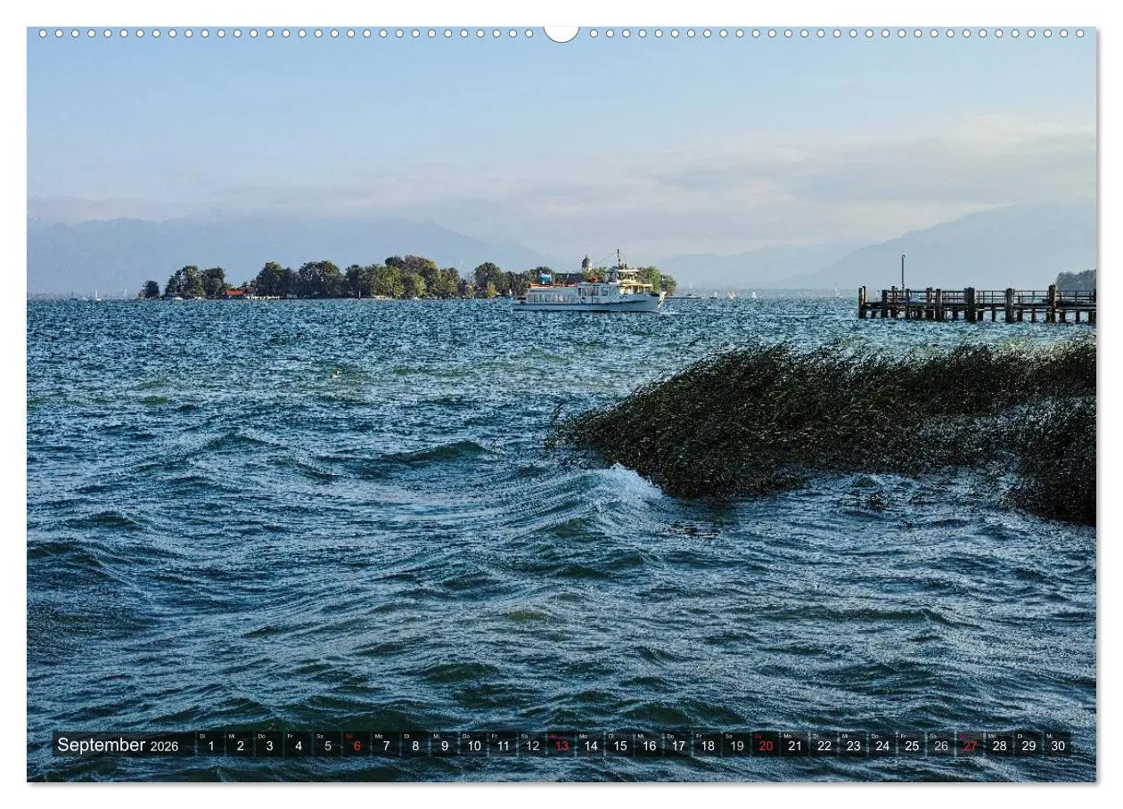 Bild: 9783516139761 | Stille Tage am Chiemsee (Wandkalender 2026 DIN A2 quer), CALVENDO...