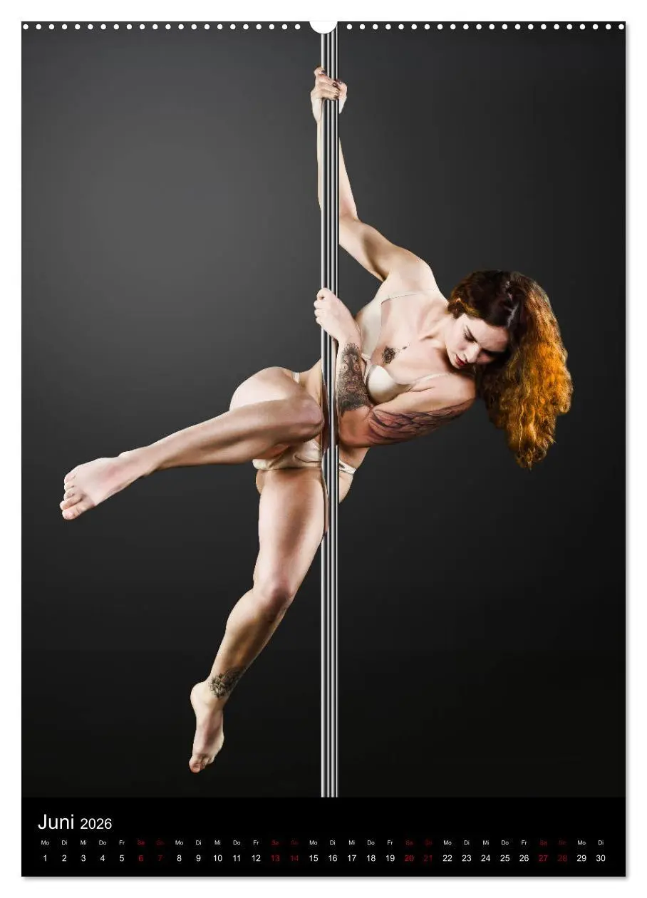 Bild: 9783516379761 | Die Kunst des Poledance (hochwertiger Premium Wandkalender 2026 DIN...