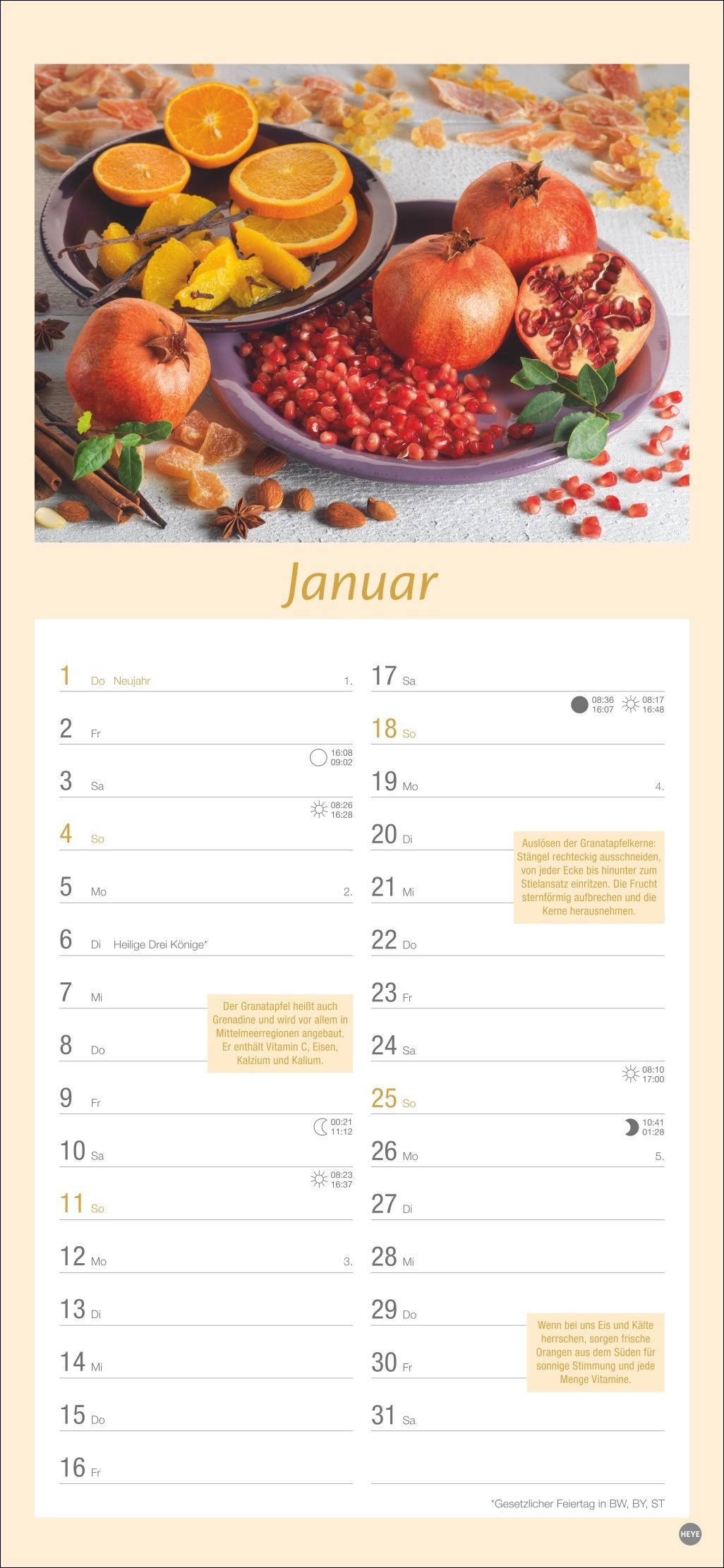 Bild: 9783756409761 | Küchenplaner 2026 | Heye | Kalender | Spiralbindung | 13 S. | Deutsch