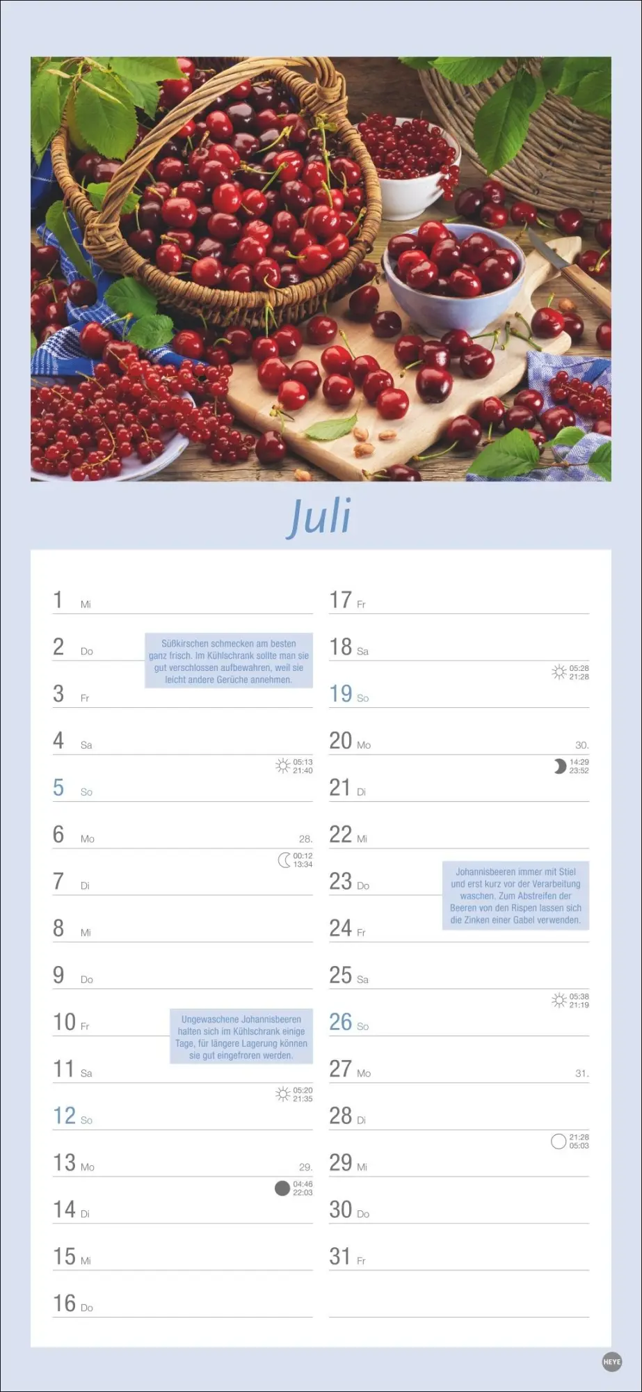 Bild: 9783756409761 | Küchenplaner 2026 | Heye | Kalender | Spiralbindung | 13 S. | Deutsch