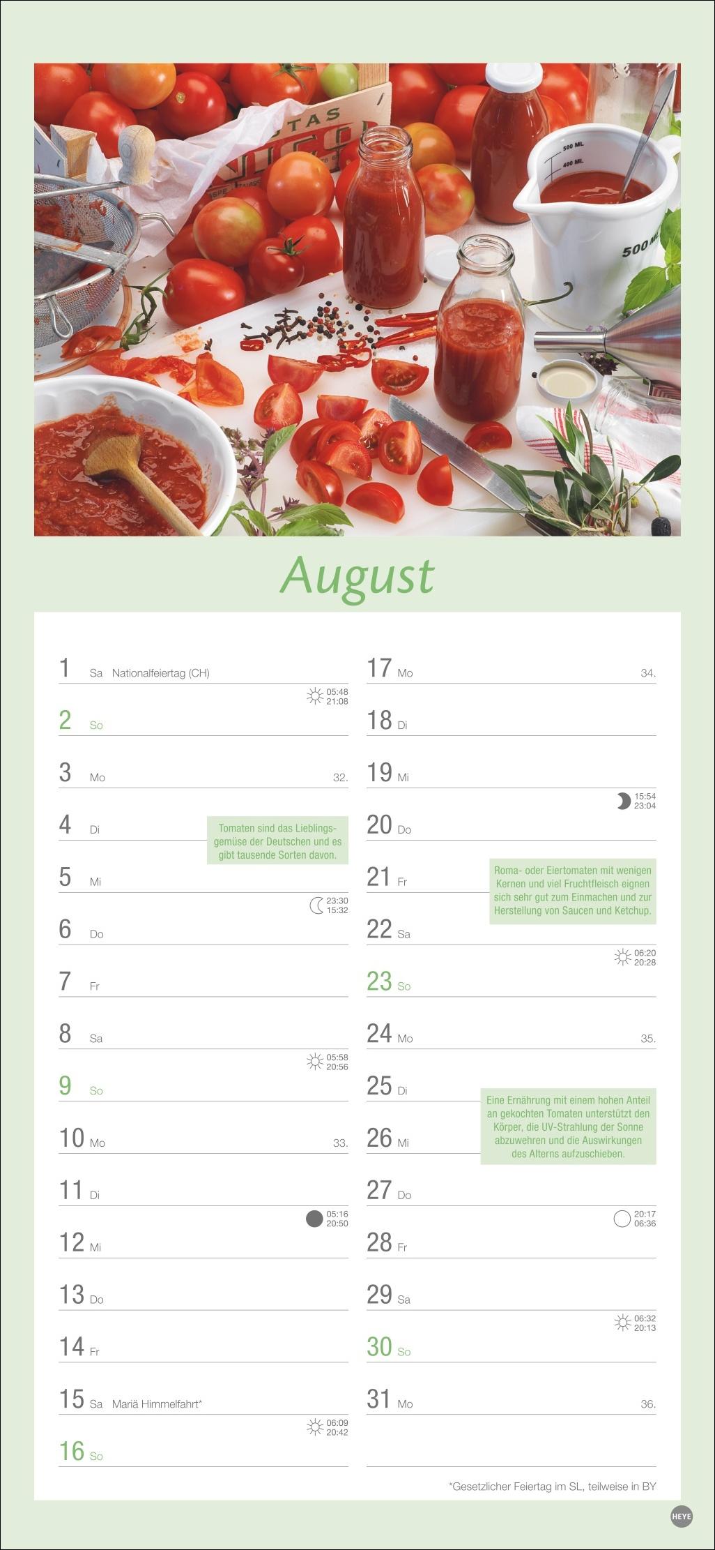 Bild: 9783756409761 | Küchenplaner 2026 | Heye | Kalender | Spiralbindung | 13 S. | Deutsch