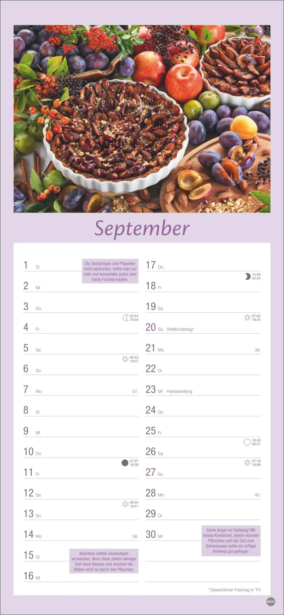 Bild: 9783756409761 | Küchenplaner 2026 | Heye | Kalender | Spiralbindung | 13 S. | Deutsch