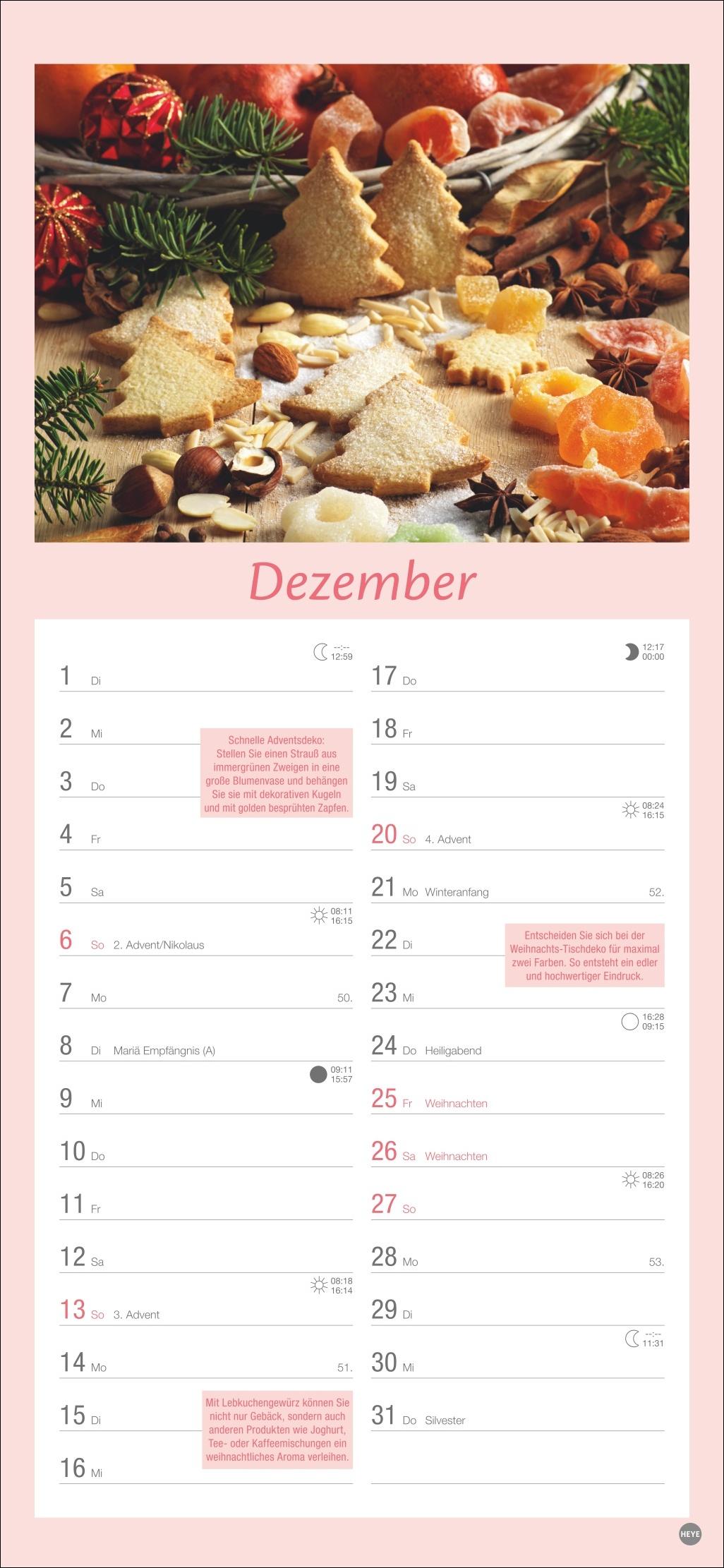 Bild: 9783756409761 | Küchenplaner 2026 | Heye | Kalender | Spiralbindung | 13 S. | Deutsch