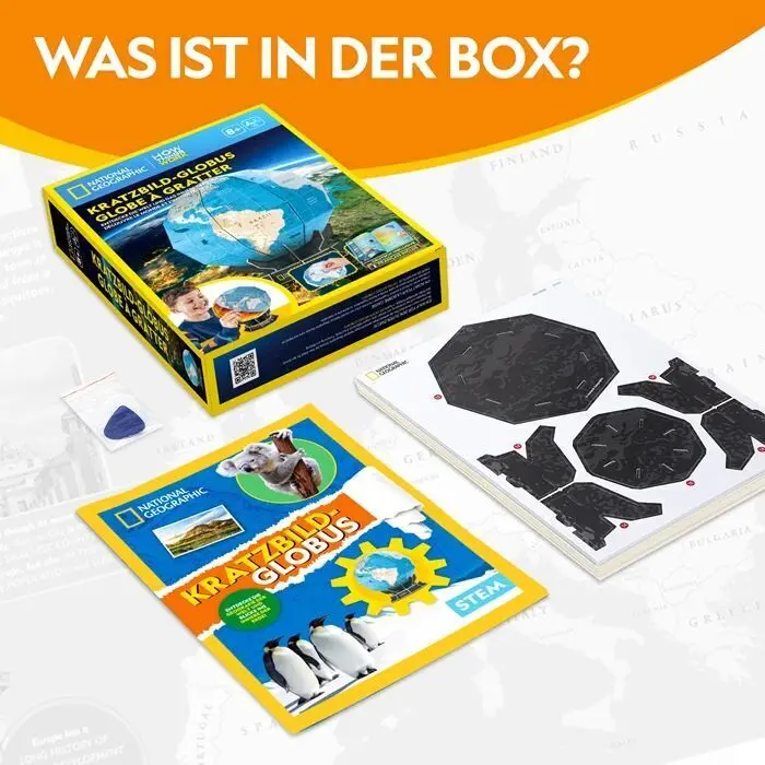 Bild: 7640409429861 | CUBICFUN - Kratzbild-Globus | Kit (Bastelset) | 2026 | CUBICFUN