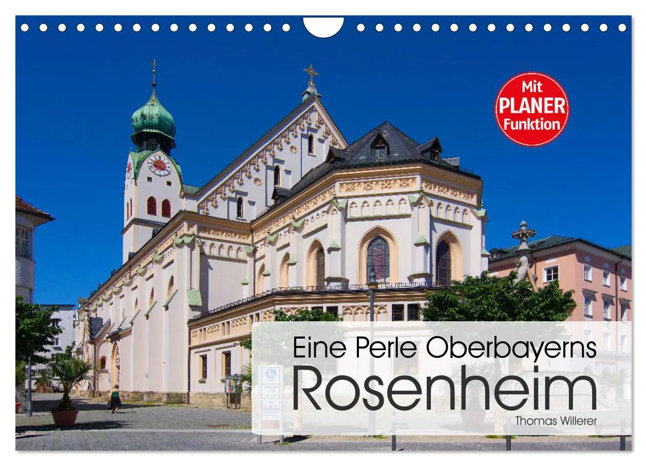 Cover: 9783457899861 | Eine Perle Oberbayerns - Rosenheim (Wandkalender 2026 DIN A4 quer),...