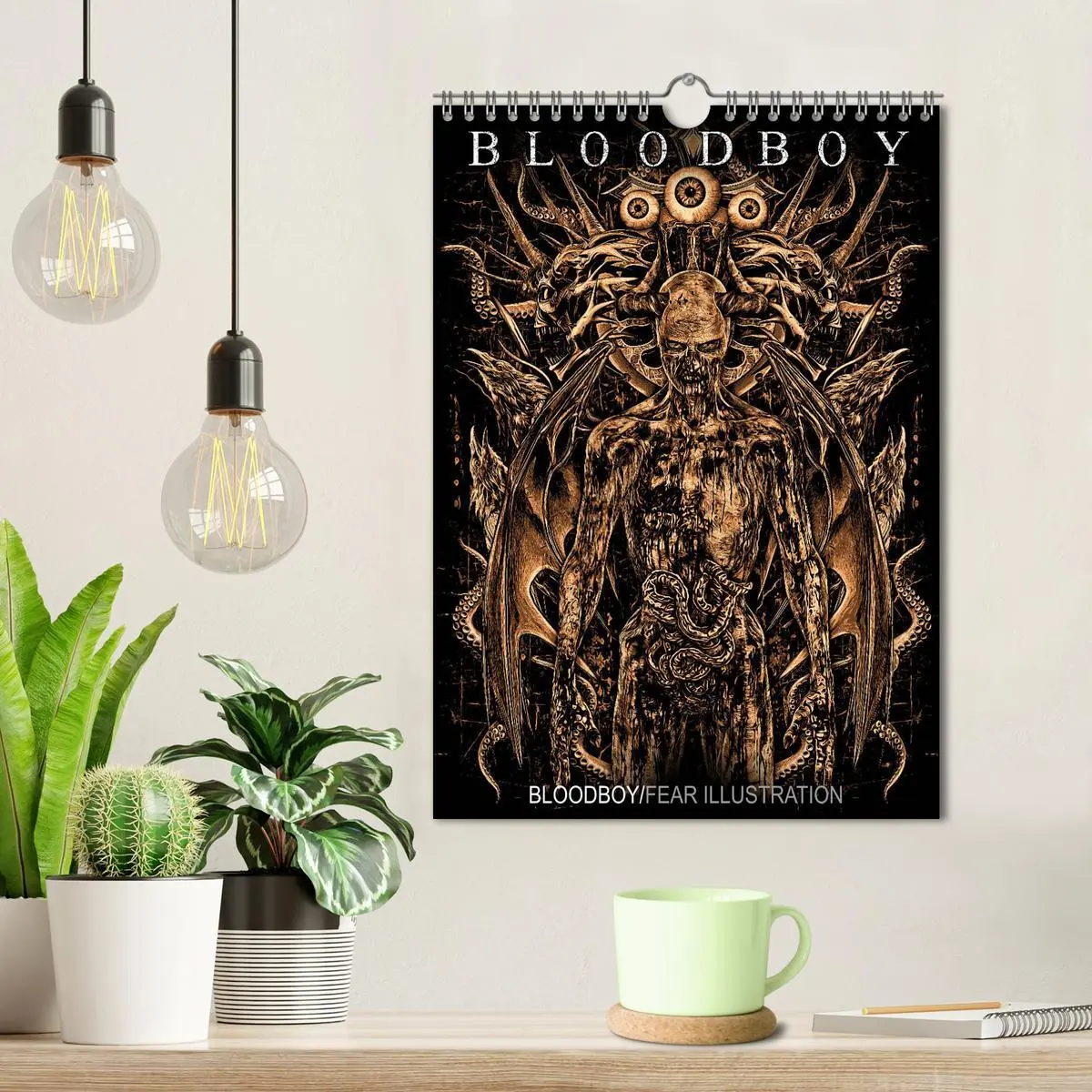 Bild: 9783516439861 | BLOODBOY/FEAR ILLUSTRATION (Wandkalender 2026 DIN A4 hoch),...