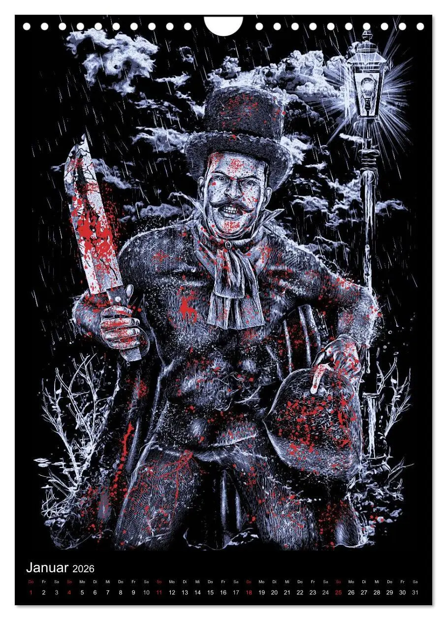 Bild: 9783516439861 | BLOODBOY/FEAR ILLUSTRATION (Wandkalender 2026 DIN A4 hoch),...
