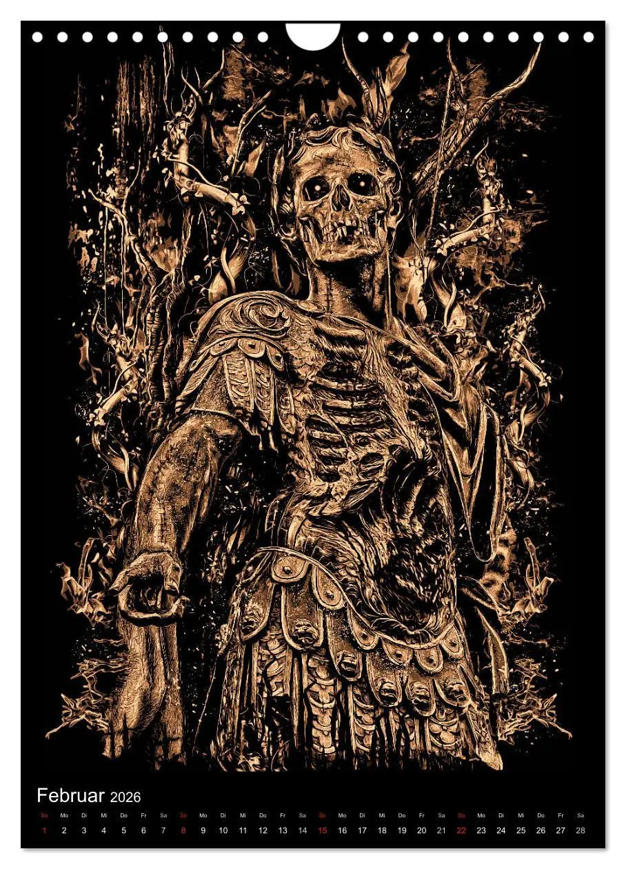 Bild: 9783516439861 | BLOODBOY/FEAR ILLUSTRATION (Wandkalender 2026 DIN A4 hoch),...