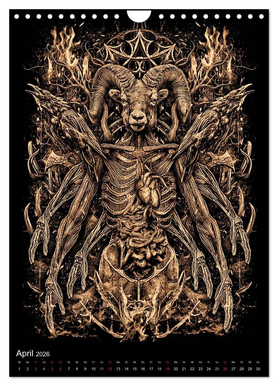 Bild: 9783516439861 | BLOODBOY/FEAR ILLUSTRATION (Wandkalender 2026 DIN A4 hoch),...