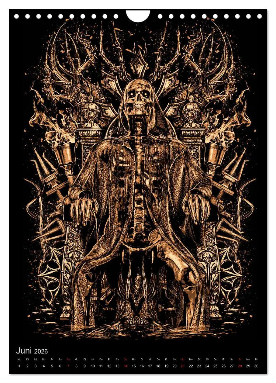 Bild: 9783516439861 | BLOODBOY/FEAR ILLUSTRATION (Wandkalender 2026 DIN A4 hoch),...