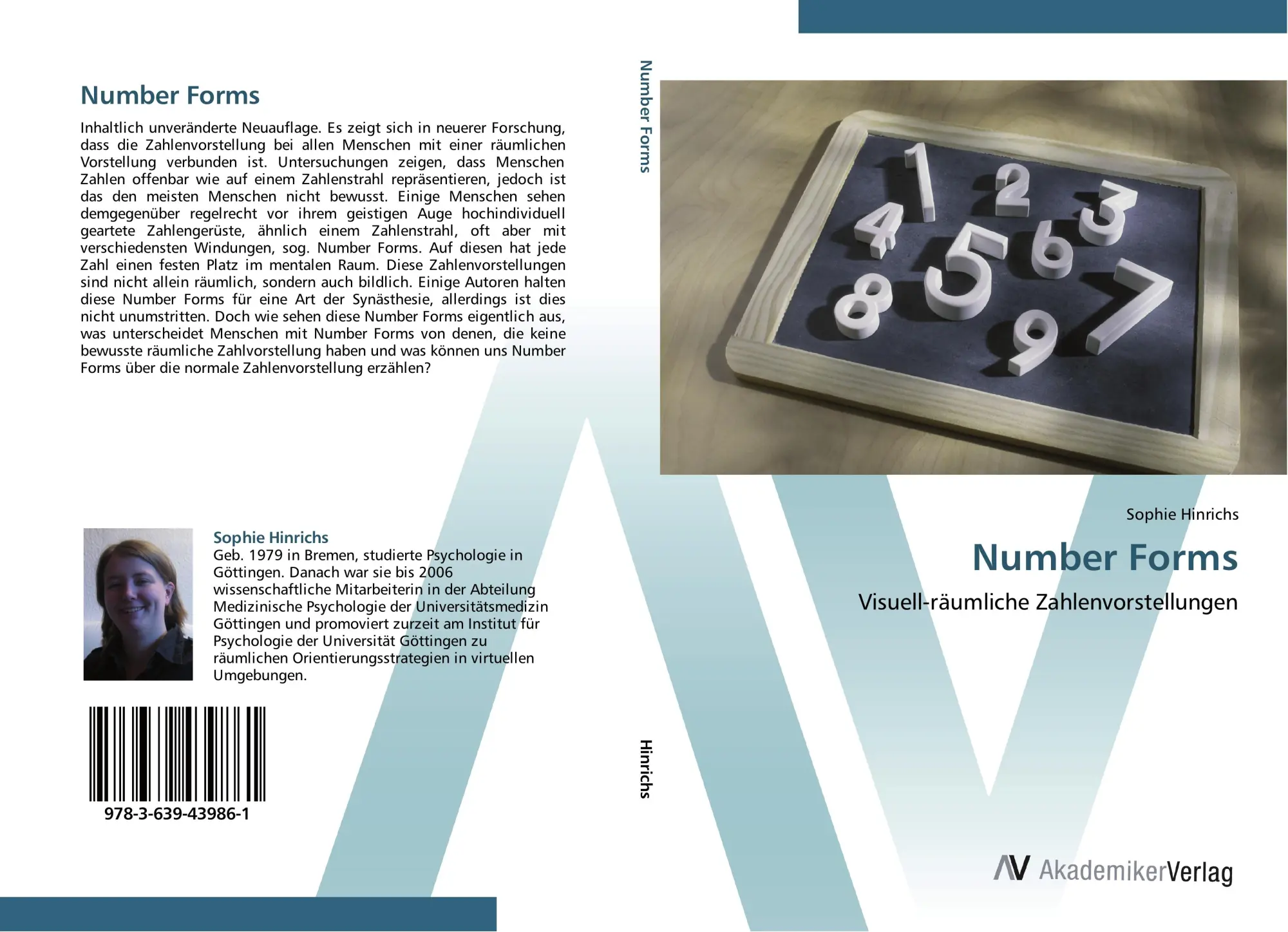 Cover: 9783639439861 | Number Forms | Visuell-räumliche Zahlenvorstellungen | Sophie Hinrichs