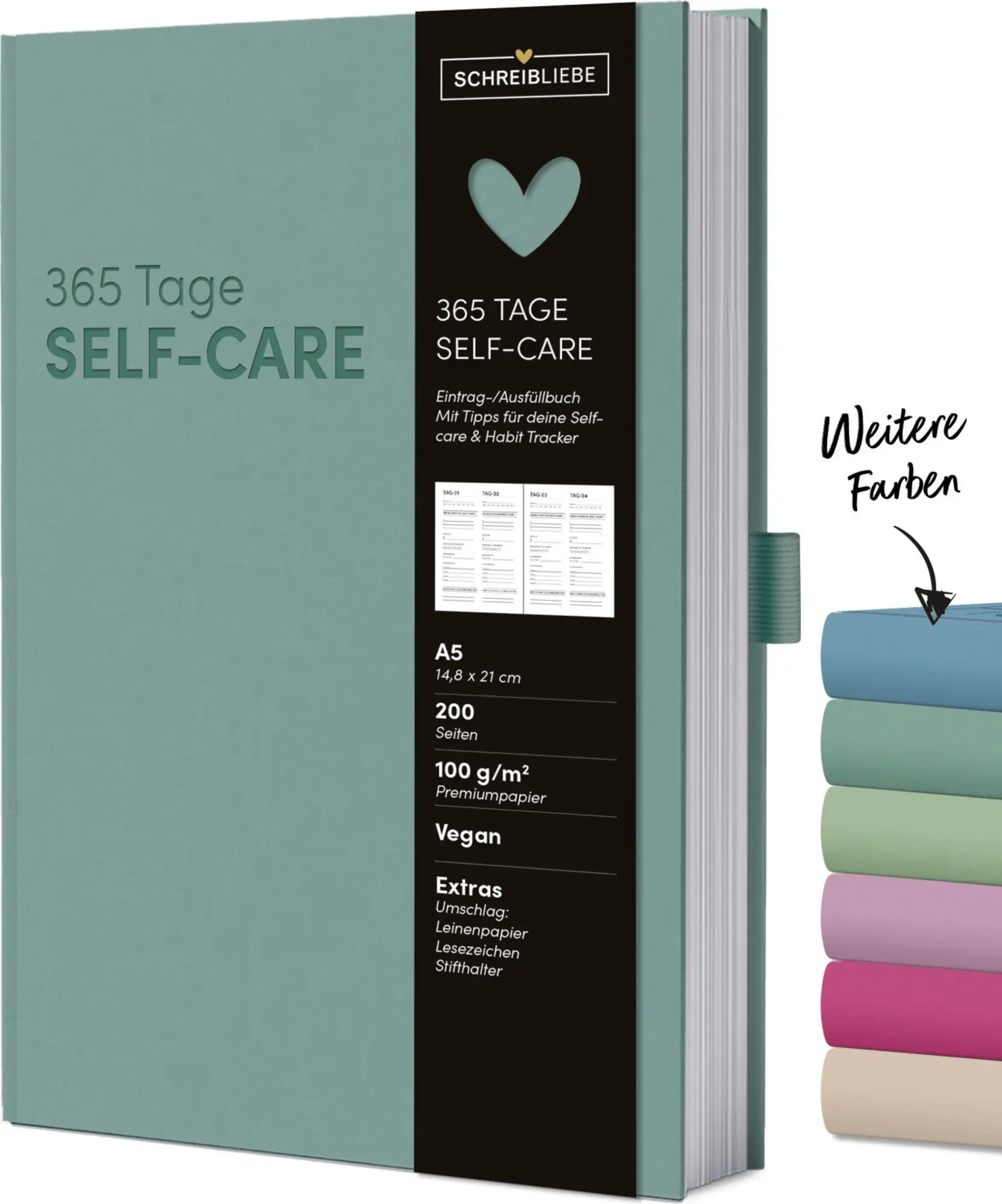 Cover: 9783731889861 | Self-care Tagebuch Salbei | Verlag Korsch | Buch | 200 S. | Deutsch