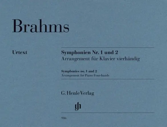 Cover: 9790201809861 | Johannes Brahms - Symphonien Nr. 1 und 2, Arrangement für Klavier...