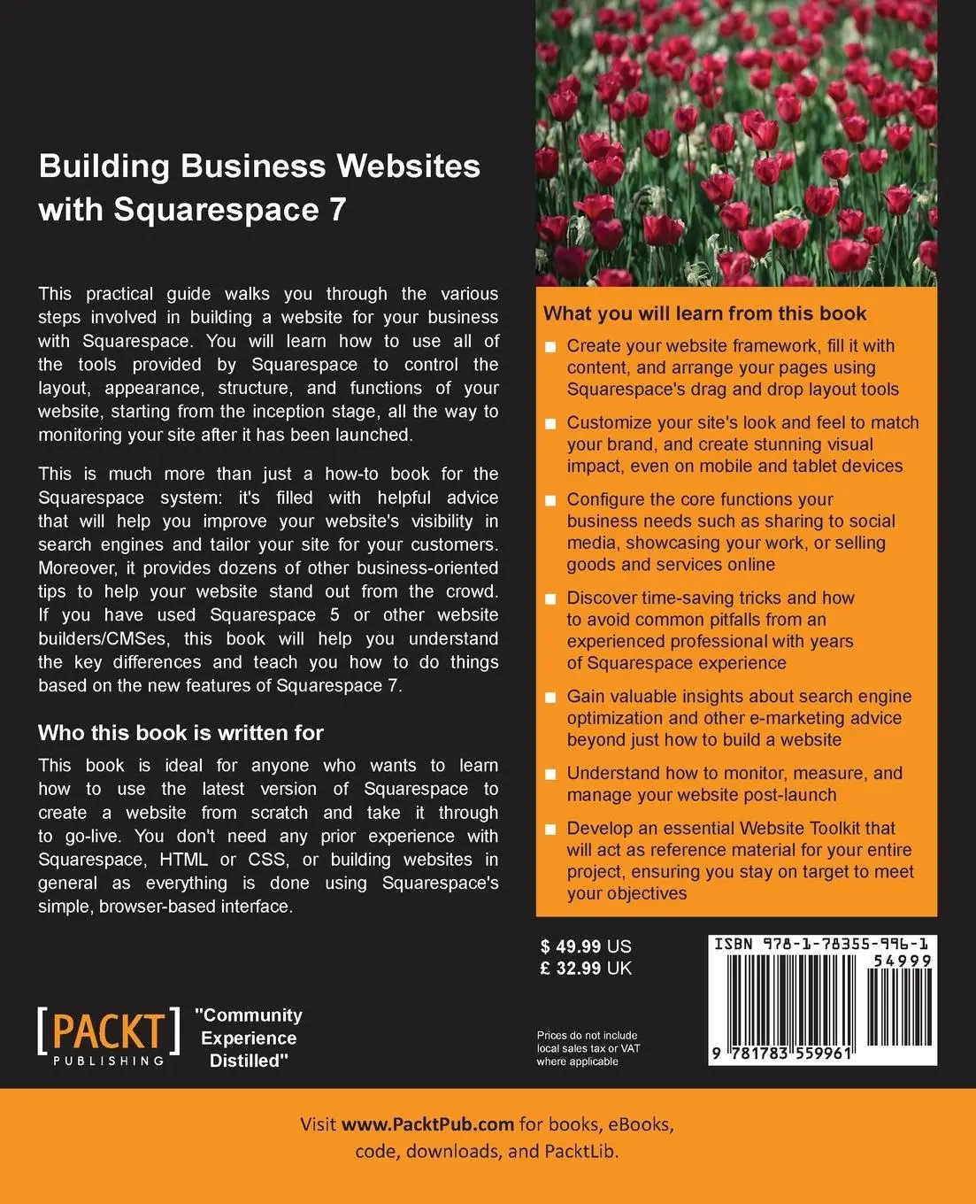 Rückseite: 9781783559961 | Building Business Websites with Squarespace 7 | Miko Coffey | Buch