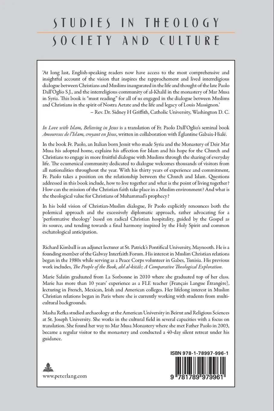 Rückseite: 9781789979961 | In Love with Islam, Believing in Jesus | Marie Salaün (u. a.) | Buch