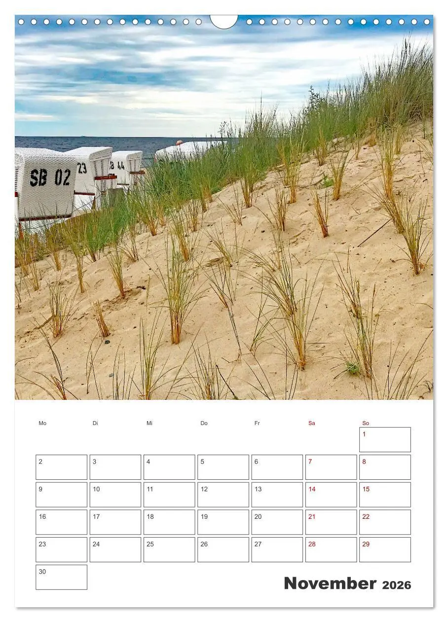 Bild: 9783516359961 | Usedom - Terminplaner (Wandkalender 2026 DIN A3 hoch), CALVENDO...