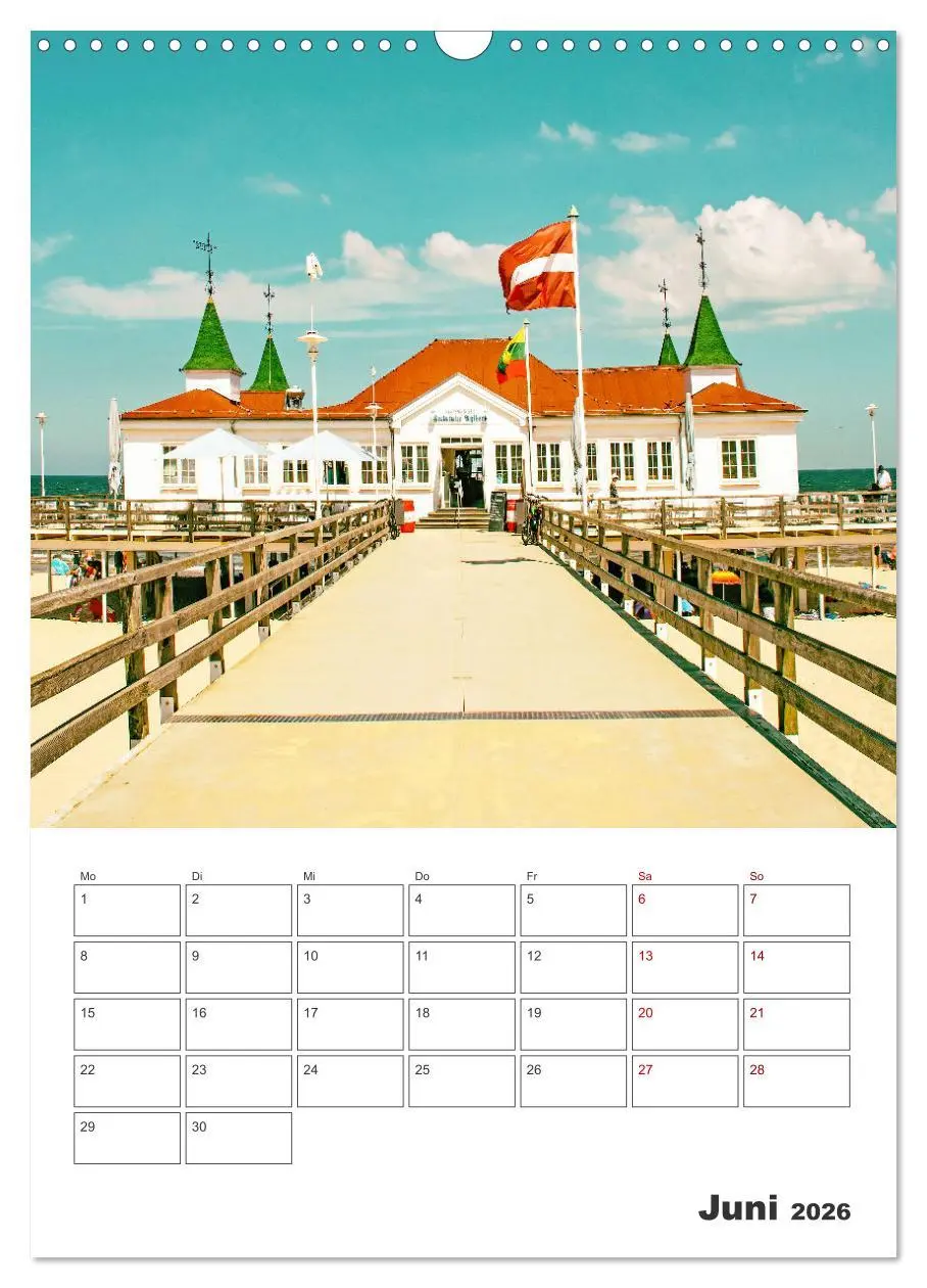 Bild: 9783516359961 | Usedom - Terminplaner (Wandkalender 2026 DIN A3 hoch), CALVENDO...