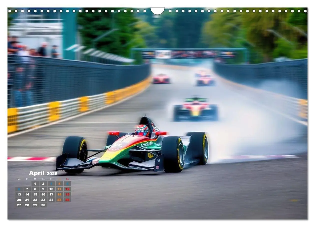 Bild: 9783516669961 | Formel E, Strom, Speed und Sieg (Wandkalender 2026 DIN A3 quer),...
