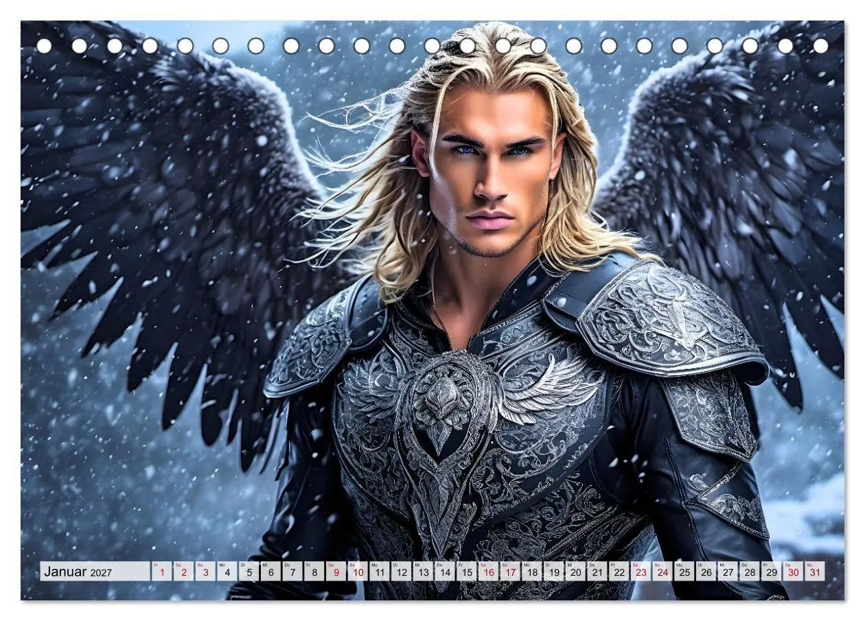 Bild: 9783569209961 | Engel - Kämpfer gegen das Böse (Tischkalender 2027 DIN A5 quer),...