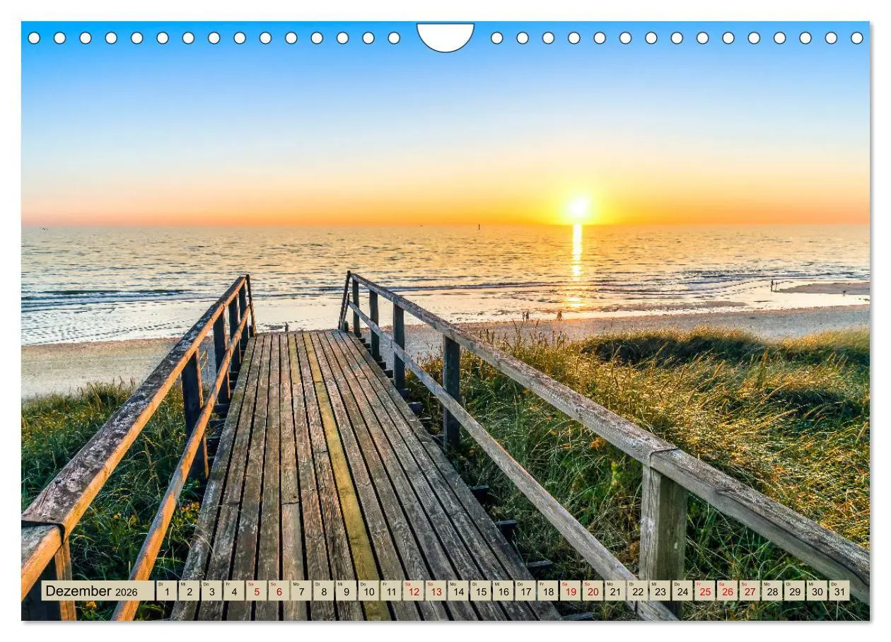 Bild: 9783457900062 | SYLT Dünenwege (Wandkalender 2026 DIN A4 quer), CALVENDO...