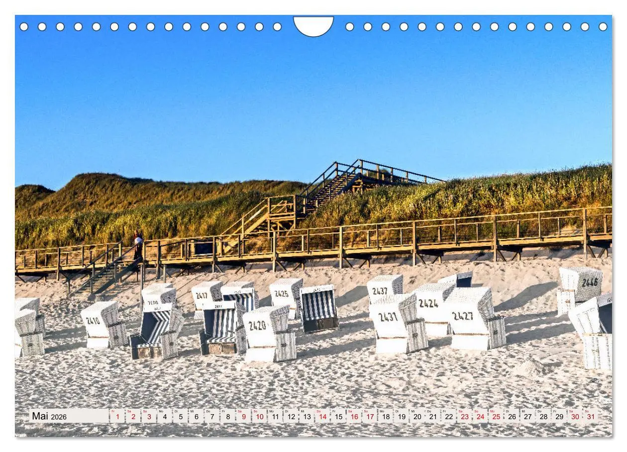 Bild: 9783457900062 | SYLT Dünenwege (Wandkalender 2026 DIN A4 quer), CALVENDO...