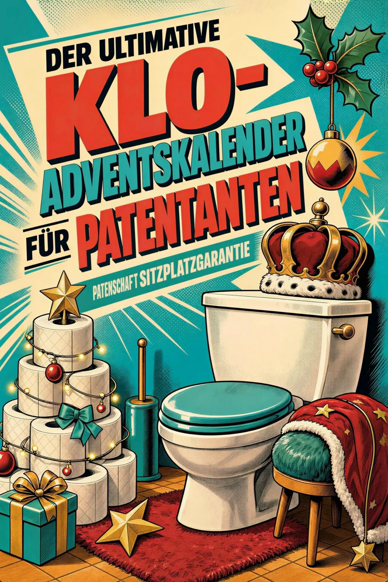 Cover: 9783696110062 | Der ultimative Klo-Adventskalender für Patentanten | Jonas Huber