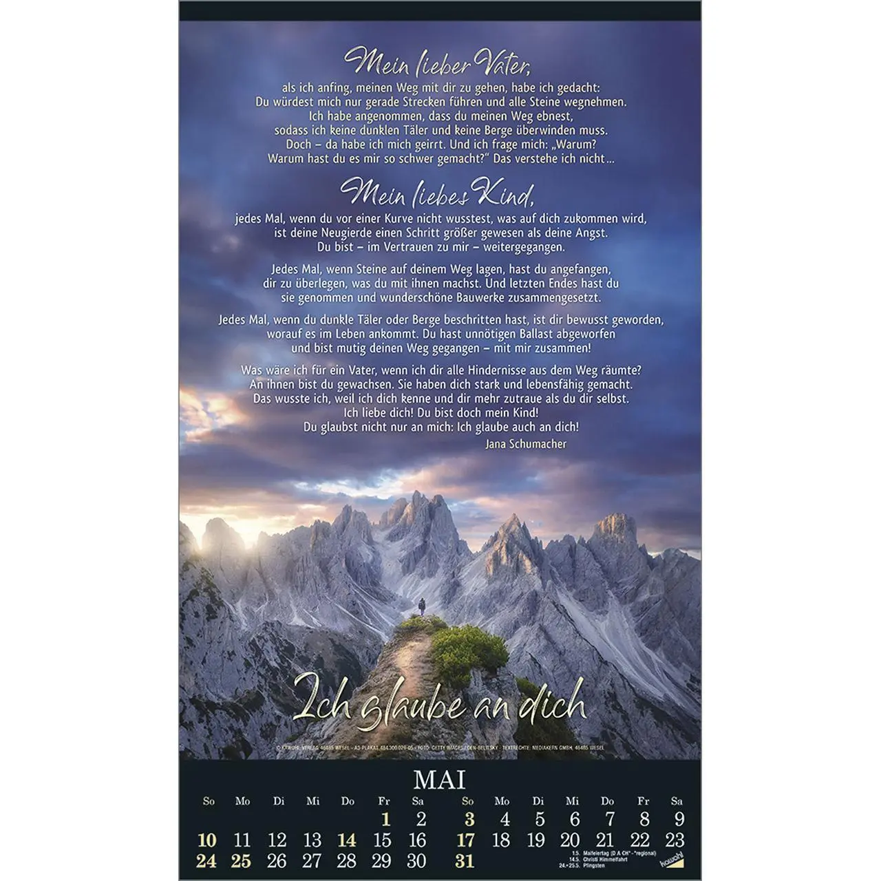 Bild: 9783754830062 | Alles in uns schweige 2026 | Besinnungskalender | Kalender | 14 S.