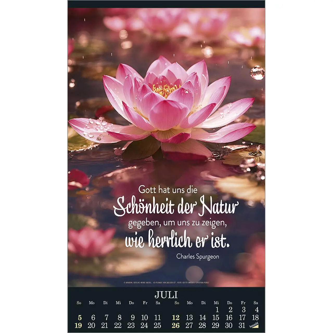 Bild: 9783754830062 | Alles in uns schweige 2026 | Besinnungskalender | Kalender | 14 S.