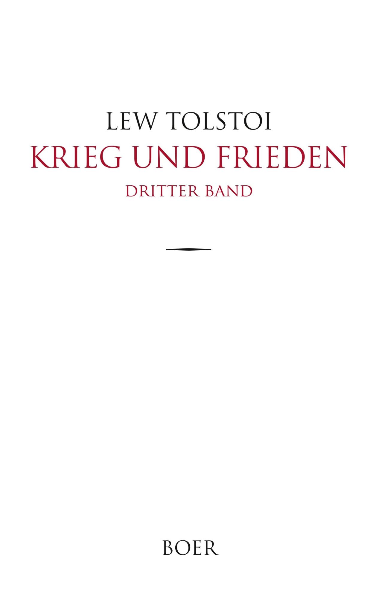 Cover: 9783966620062 | Krieg und Frieden | Band 3 | Lew Tolstoi | Buch | 516 S. | Deutsch