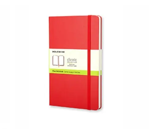 Cover: 9788862930062 | Moleskine Notizbuch, L/A5, Blanko, Hard Cover, Scharlachrot | Englisch