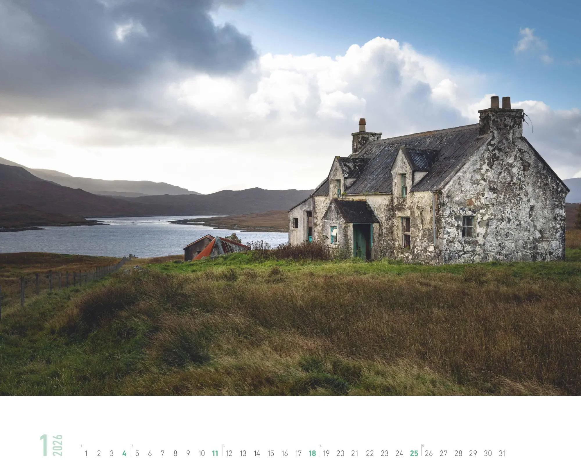 Bild: 4069095000162 | ALPHA EDITION - Schottland 2026 - 52 x 42,5 cm | Kalender | 14 S.