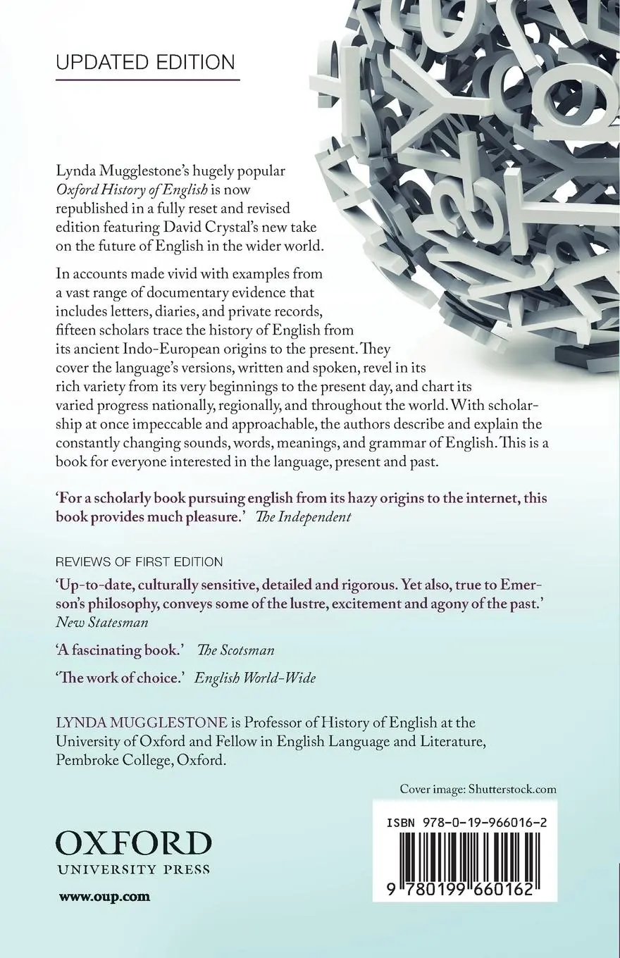 Rückseite: 9780199660162 | The Oxford History of English | Lynda Mugglestone | Taschenbuch | 2012