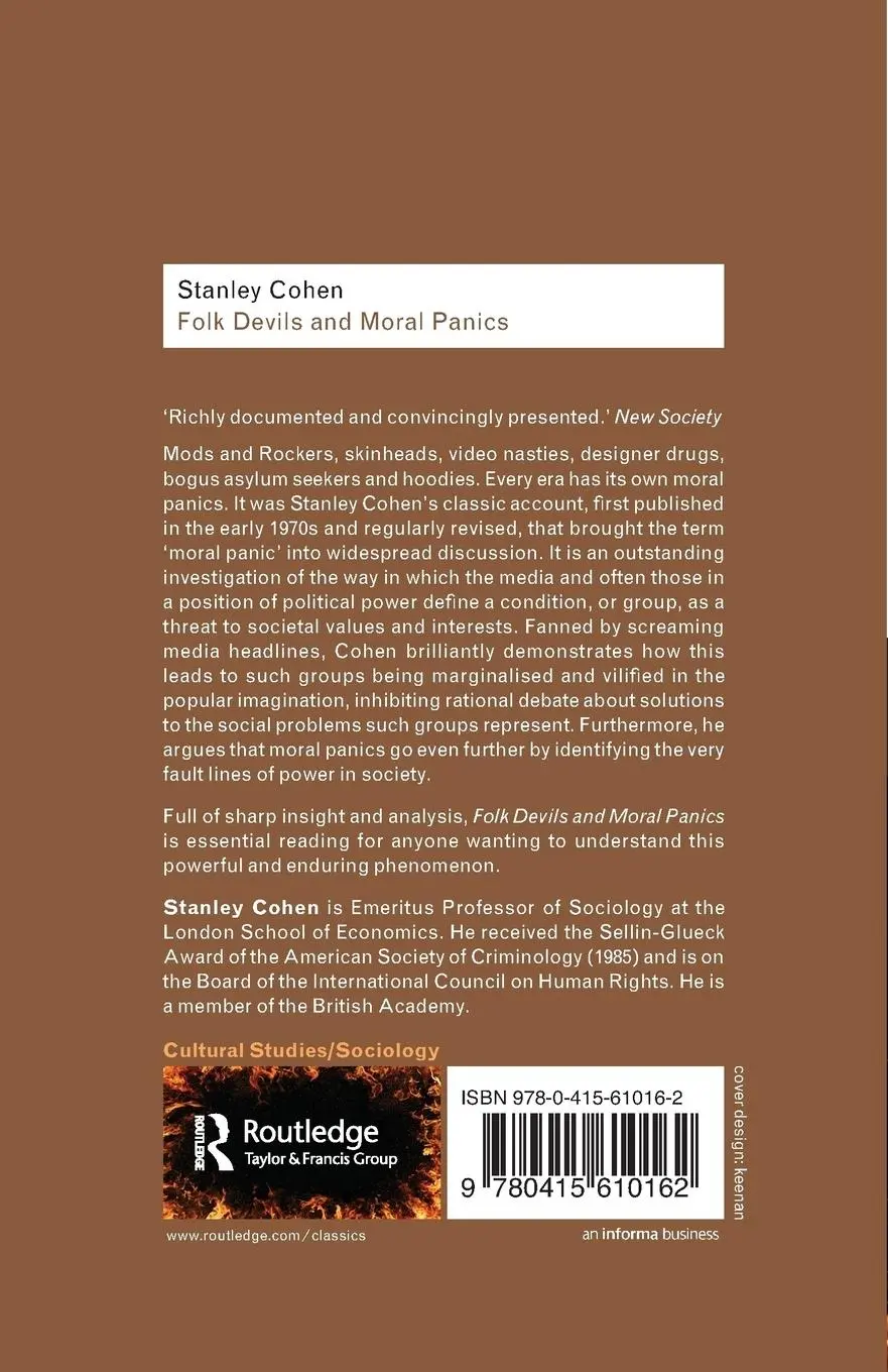 Rückseite: 9780415610162 | Folk Devils and Moral Panics | Stanley Cohen | Taschenbuch | Englisch